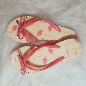 SOLD ☀️ Kate Spade New York Flamingo Flip Flops Size 6